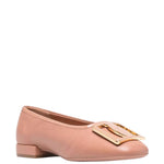 Salvatore Ferragamo - Women's Embossed-logo Plaque Ballerina Shoes