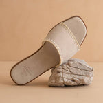 Oasis Society - Women's Emmie Border Stitch Summer Sandals