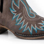 Roper - Women's Ava Western Faux Leather Western Shortie Boot