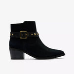 Clarks - Women's Morzine Buckle Suede Boots