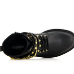 Andrea - Women's Chain Biker Boots