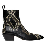 Bally - Men's Gaiman Snake Embossed Leather Boots