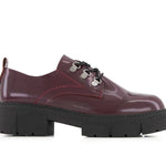 Andrea - Women's Chunky Sole Patent Oxfords