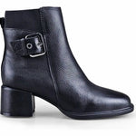 Bottero - Women's Couro Burnish Preto Short Boot