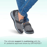 Orthofeet - Women's Quincy Monk-strap Loafer