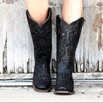 Tanner Mark - Women's Midnight Rider Leather Boots