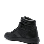 Salvatore Ferragamo - Men's Embossed Hi-top Sneakers