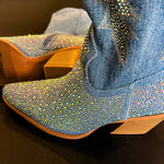 Forever - Women's Denim Dreams Cowboy Boots