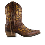Forastero - Women's Real Leather Pointed Toe Cowgirl Boots
