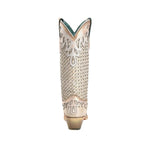 Corral - Women’s Glitter Woven Overlay Snip-toe Cowboy Boots