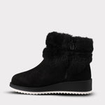 Lamo - Women's Bailee Suede Zip Up Wedge Boot