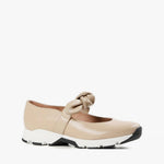 All Black - Women's Big Bow Mj Slip On