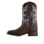 Forastero - Men's Real Leather Patterned Cowboy Boots