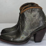 Allens Boots - Women's Kyra Exotic High Heel Ankle Boots
