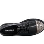 Andrea - Women's Metal Toe Patent Oxfords
