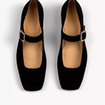 Penelope Chilvers - Women’s Low Mary Jane Diamante Velvet Shoes