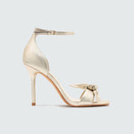 Dolce Vita - Women's Helana Genuine Leather Bow Ankle Strap High Heels