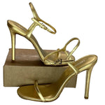 Larroude - Women's Venus Stiletto Patent Leather Heel Sandals