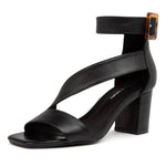 Django & Juliette - Women's Pera Leather Heeled Sandals