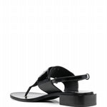Salvatore Ferragamo - Women's Logo-plaque Detail Thong Sandals