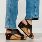 Corkys Footwear - Women's Carley Crinkle Wedges