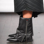 Halmanera - Women's Foldover Lug Sole Boot