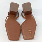 Lafayette 148 - Women's Calfskin Leather Heeled City Slingback Sandals