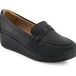 Andrea - Women's Comfort Leather Platform Loafers