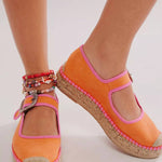 Free People - Women's Surfside Mary Jane Espadrilles Shoes