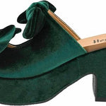 Corkys Footwear - Women's Put A Bow On It Velvet Heeled Sandal
