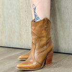 Stivali New York - Women's Chunky Heel Ankle Bootie