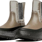 Fitflop - Women's F-mode Leather Lace-up Flatform Ankle Boots