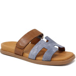 Django & Juliette - Women's Nodette Flat Leather Sandal