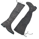 Stuart Weitzman - Lowland Flat Stretch Suede Over The Knee Boots