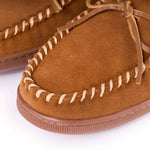 Minnetonka - Men's Pile Lined Hard Sole Moccasin Shoes