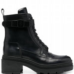 Salvatore Ferragamo - Women's Chunky Leather Biker Boots