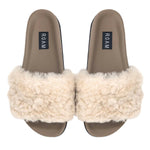 Roam - Cloud Shearling Slider