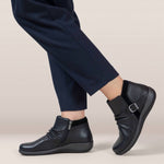 Aetrex - Women's Luna Buckle Ankle Boots