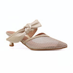 All Black - Women's Side Bow Mule