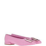 Salvatore Ferragamo - Women's Buckle Leather Ballerina Flats