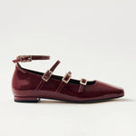 Alohas - Women's Luke Onyx Leather Ballet Flats
