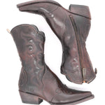 Bedstu - Women's Deuce Mid-calf Western Leather Boot
