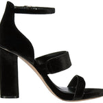 Vince Camuto - Women's Robeka Velvet Block Heel Sandals