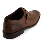Andrea - Men's Buckle Closure Leather Oxford Shoes