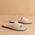 Oasis Society - Women's Emmie Border Stitch Summer Sandals