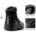 Nortiv8 - Men's Faux Leather Lace-Up High Top Waterproof Tactical Boots