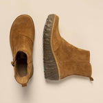 El Naturalista - Women's Myth Wedge Leather Comfort Ankle Boots