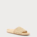 Loeffler Randall - Women's Henri Crochet Straw Sandal