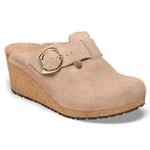Birkenstock - Women's Fanny Ring-buckle Suede Leather Clogs