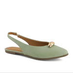 Andrea - Women's Pointed Toe Slingback Ballet Flats